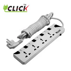 Click Multiplug 4 Socket Power Strip