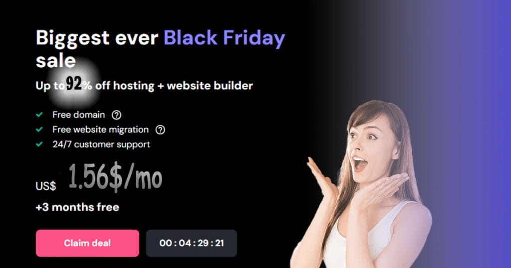 Hostinger Black Friday Cyber Monday Deals