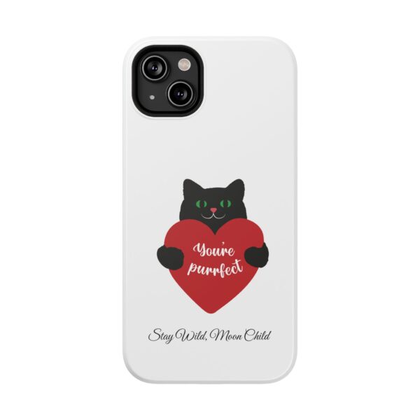 Black Cat Phone Case - Impact Resistant Design - Image 135
