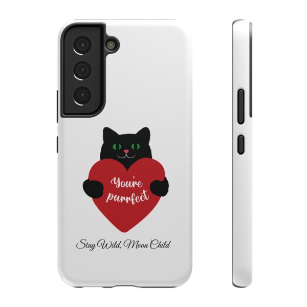 Black Cat Phone Case - Impact Resistant Design - Image 59