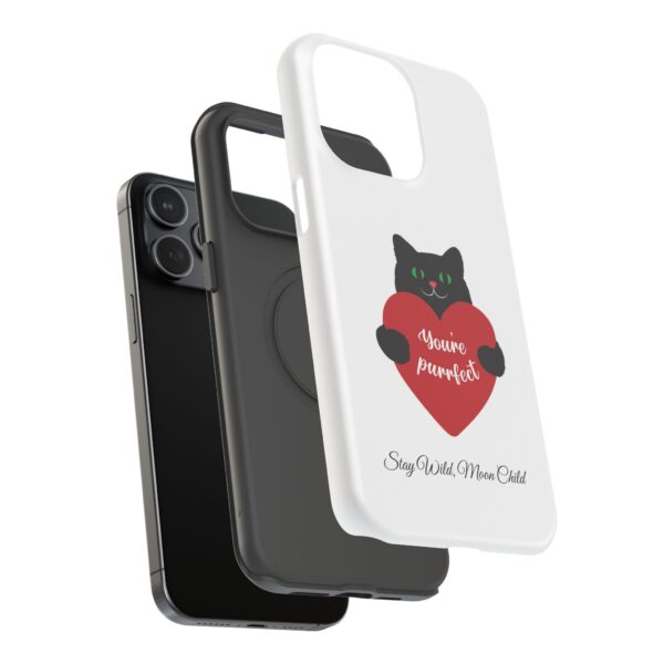 Black Cat Phone Case - Impact Resistant Design - Image 114