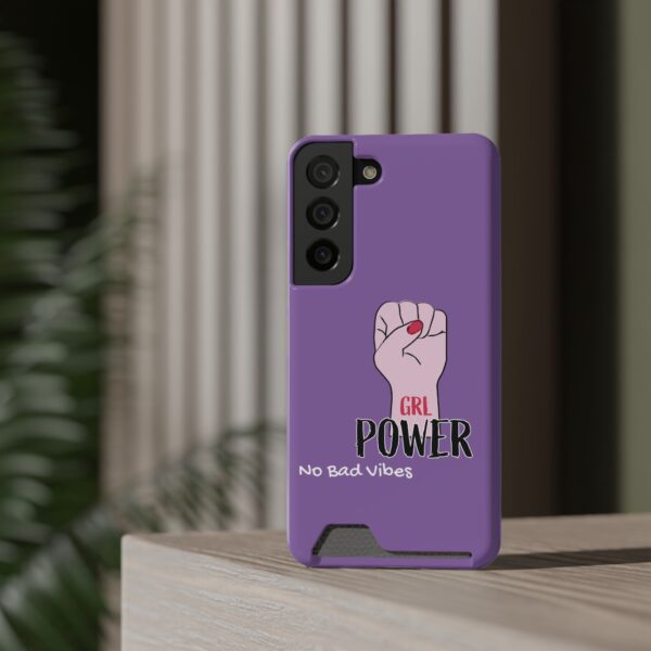 Purple Card Holder Phone Case - Stylish Holiday Accessory - Image 8