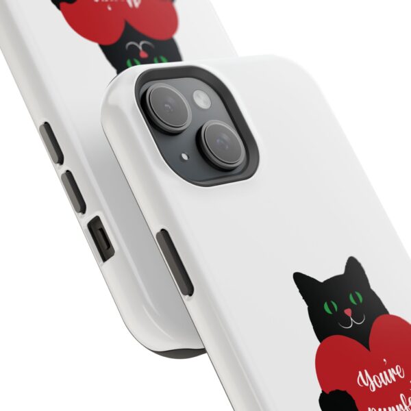 Black Cat Phone Case - Impact Resistant Design - Image 100