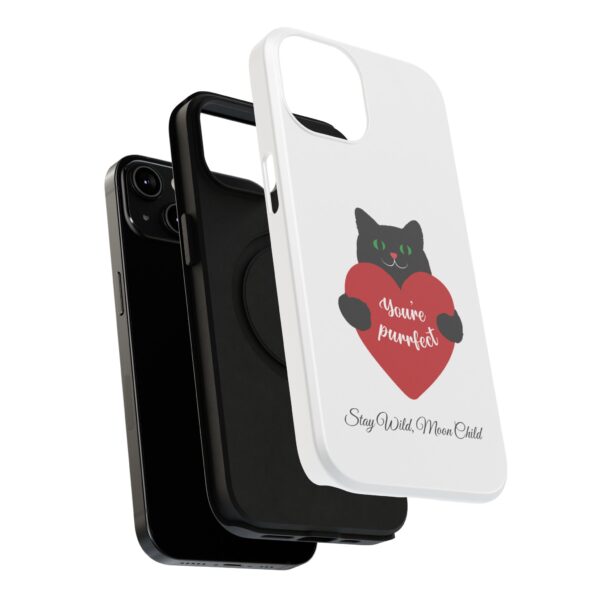 Black Cat Phone Case - Impact Resistant Design - Image 122