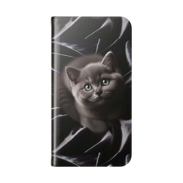 Hello Kitty Flip Phone Case | Stylish Black Phone Wallet - Image 84