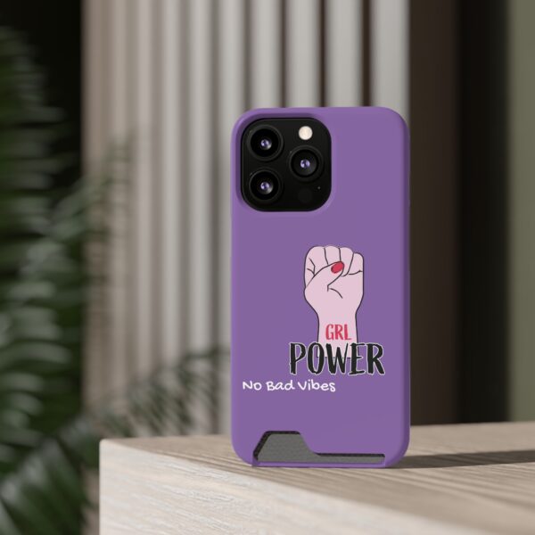 Purple Card Holder Phone Case - Stylish Holiday Accessory - Image 48