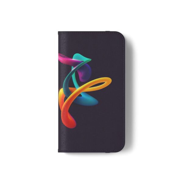 Colorful Abstract Flip Case - Stylish Phone Protection for iPhone - Image 19