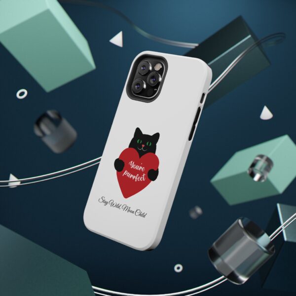 Black Cat Phone Case - Impact Resistant Design - Image 52