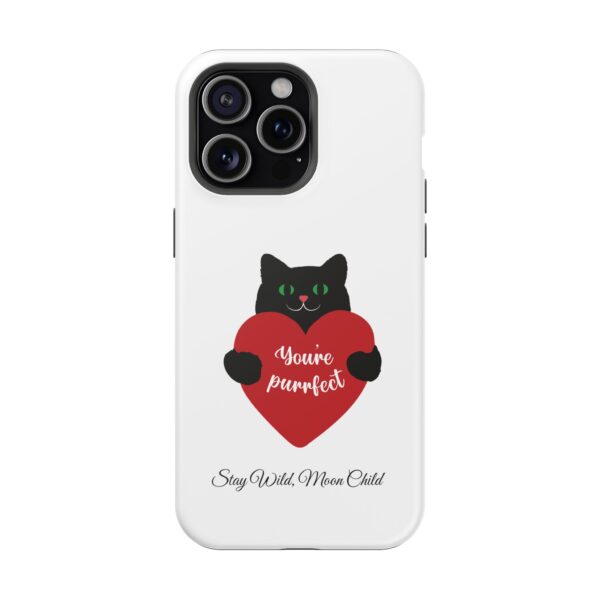 Black Cat Phone Case - Impact Resistant Design - Image 111