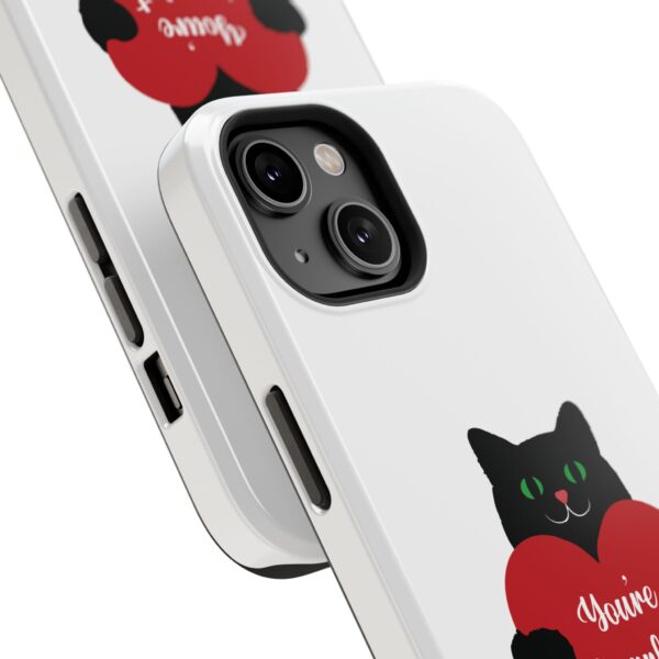 Black Cat Phone Case - Impact Resistant Design - Image 116