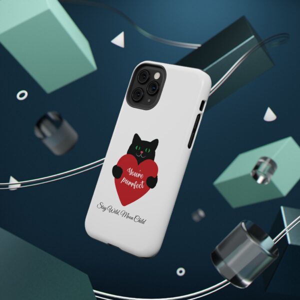 Black Cat Phone Case - Impact Resistant Design - Image 36