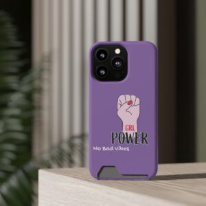 Purple Card Holder Phone Case