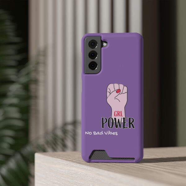 Purple Card Holder Phone Case - Stylish Holiday Accessory - Image 144