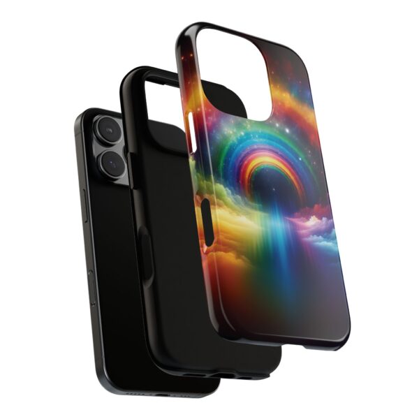 Rainbow iPhone 16 Case Tough Phone Cover - Image 23