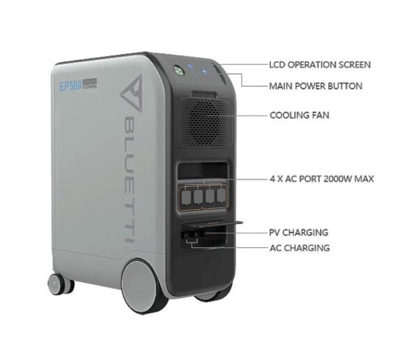 BLUETTI EP500 Solar Power Station